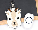 Goat Head Classroom Doorbell Holder