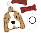 Hound Dog Classroom Doorbell Holder