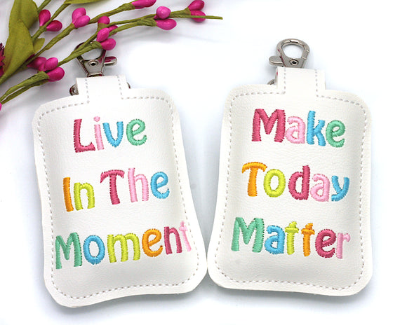 Positive Affirmations Classroom Doorbell Holder, Make Today Matter, Live in the Moment