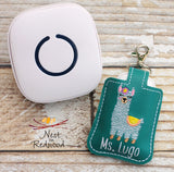Personalized Llama Classroom Doorbell Holder