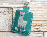 Personalized Llama Classroom Doorbell Holder