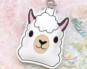Llama Head Classroom Doorbell Holder