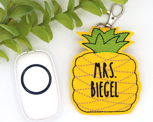 Personalized Pineapple Classroom Doorbell Holder