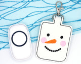 Snowman Classroom Doorbell Holder