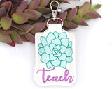 Succulent Classroom Doorbell Holder
