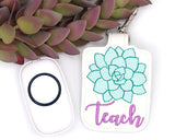 Succulent Classroom Doorbell Holder