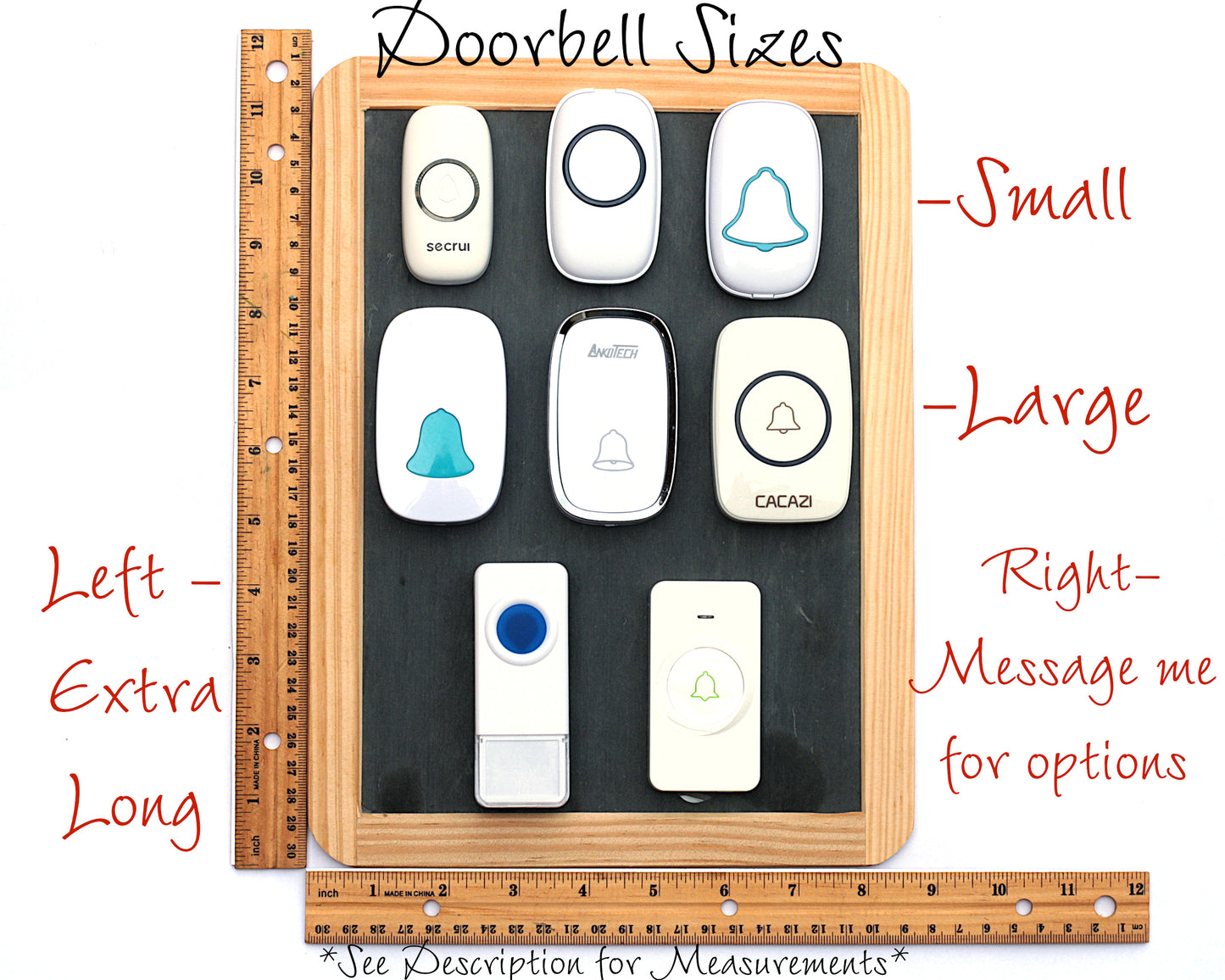 Boho Rainbow Teach Classroom Doorbell Holder