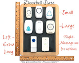 Personalized Boho Rainbow Classroom Doorbell Holder