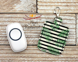 Tropical Stripes Classroom Doorbell Holder
