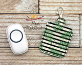 Tropical Stripes Classroom Doorbell Holder