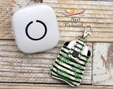 Tropical Stripes Classroom Doorbell Holder