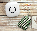 Tropical Stripes Classroom Doorbell Holder