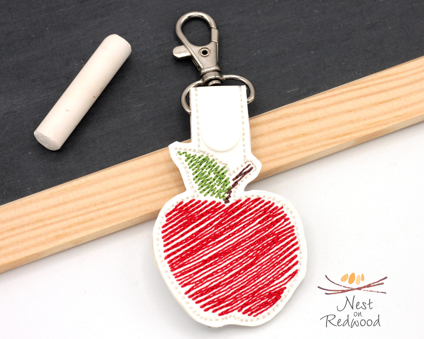 Sketch Apple Key Chain