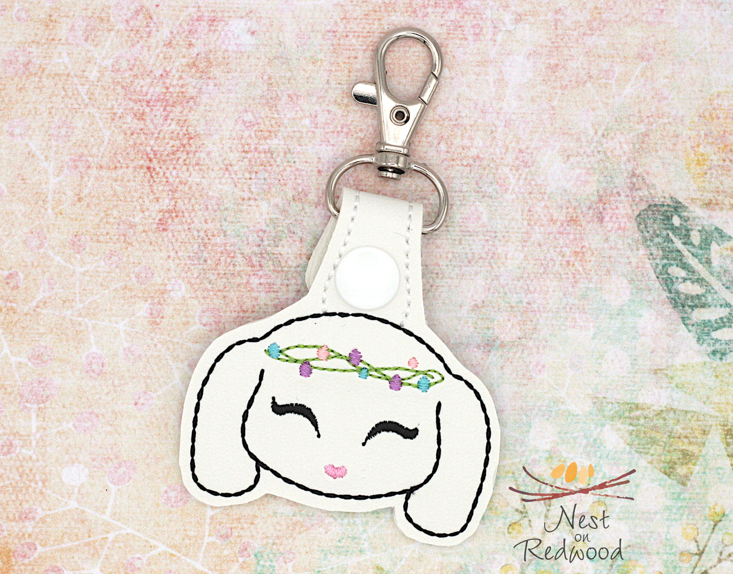 Boho Bunny Key Chain