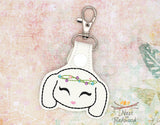 Boho Bunny Key Chain