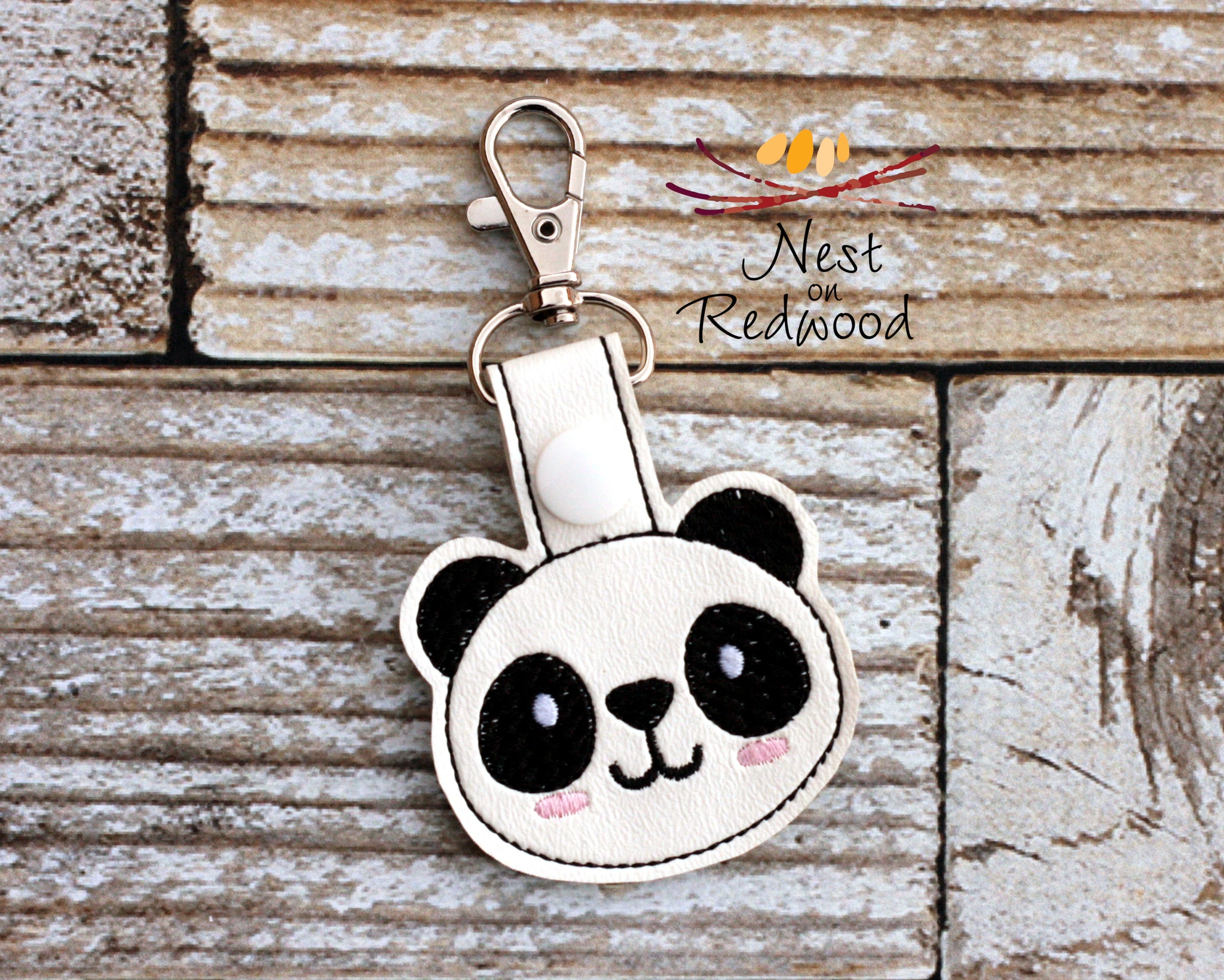 Panda Key Chain – Nest On Redwood