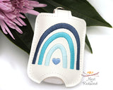 Monochromatic Boho Rainbow Hand Sanitizer Holder