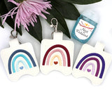 Monochromatic Boho Rainbow Hand Sanitizer Holder