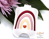 Monochromatic Boho Rainbow Hand Sanitizer Holder