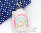 Boho Rainbow Hand Sanitizer Holder