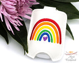 Bright Boho Rainbow Hand Sanitizer Holder