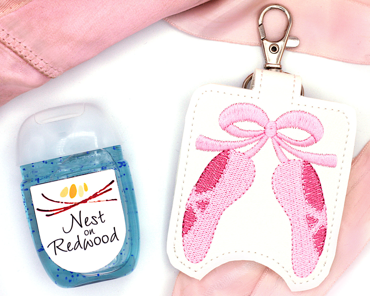 Ballet Dance Slippers Hand Sanitizer Holder