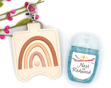 Neutral Browns Boho Rainbow Hand Sanitizer Holder