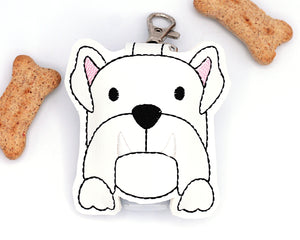 Bulldog Face Hand Sanitizer Holder