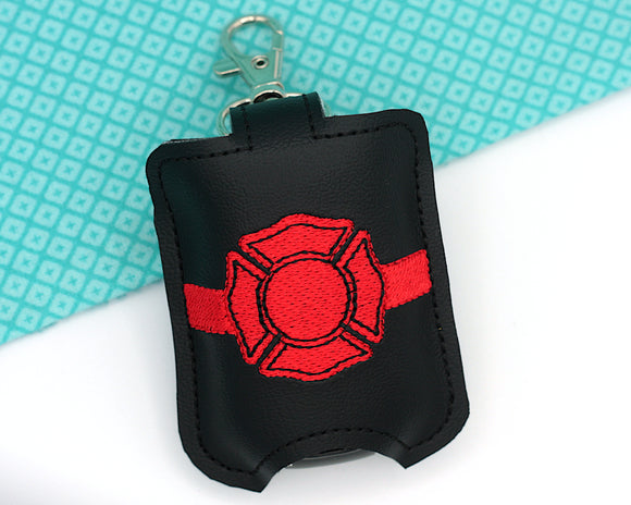 Firefighter Hand Sanitizer Holder