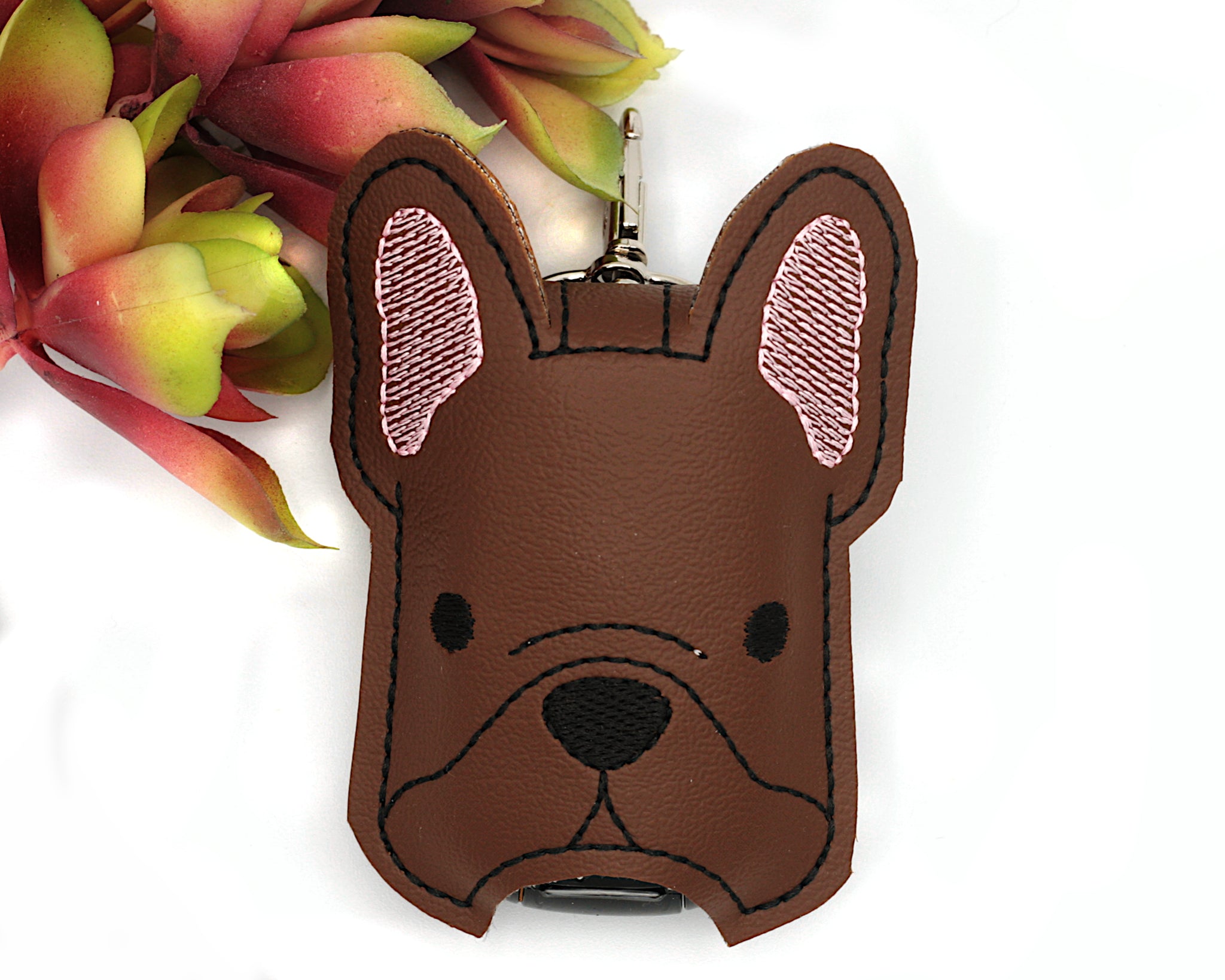 French Bulldog Keychain/frenchie Keyring/dog Bagcharm 