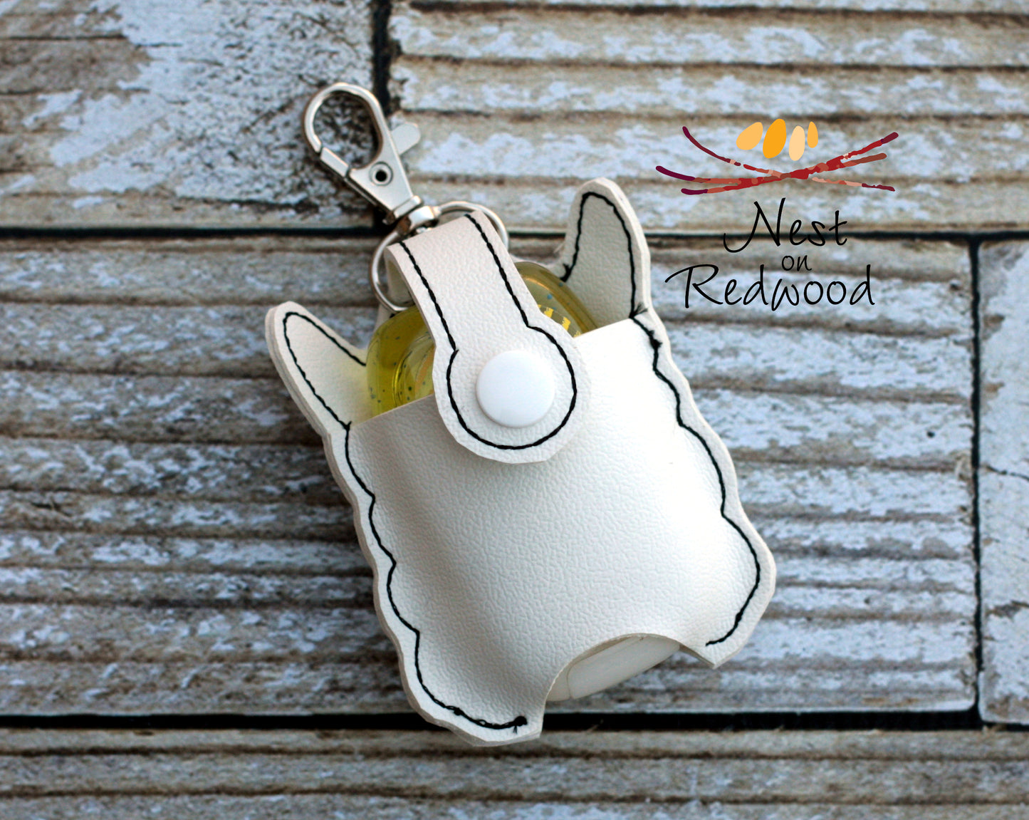 Llama Head Hand Sanitizer Holder