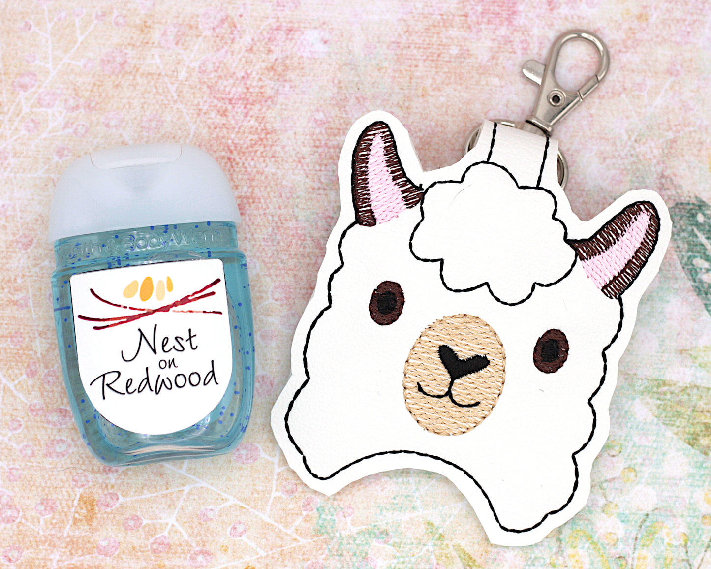 Llama Head Hand Sanitizer Holder