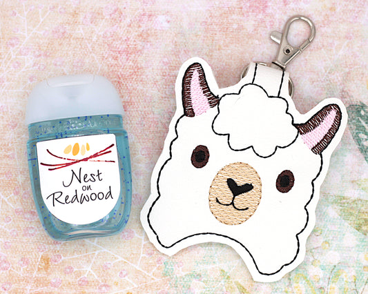 Llama Head Hand Sanitizer Holder