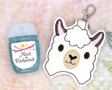Llama Head Hand Sanitizer Holder