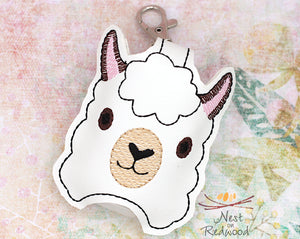 Llama Head Hand Sanitizer Holder