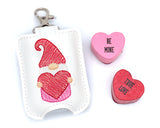 Gnome Valentine Hand Sanitizer Holder