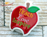 Teach Love Inspire Apple Hand Sanitizer Holder