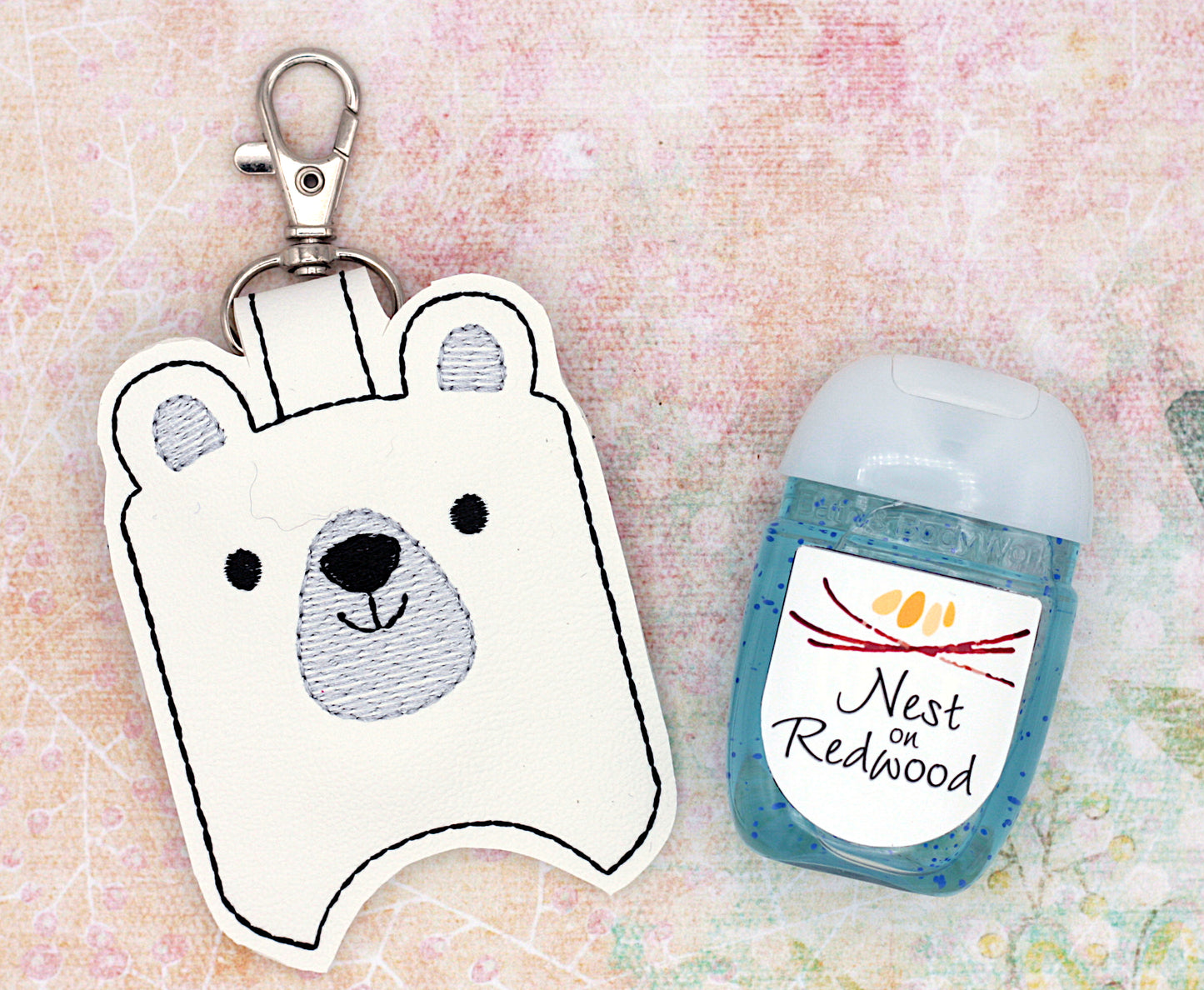 Polar Bear Hand Sanitizer Holder