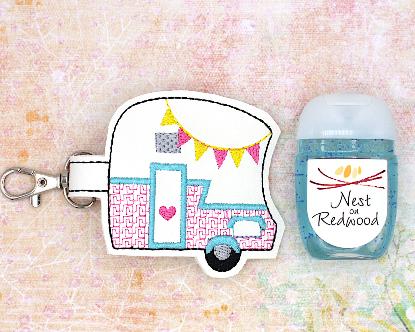 Camper Hand Sanitizer Holder