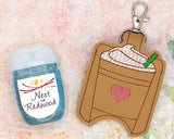 Iced Coffee Hand Sanitizer Holder, Coffee Sanitizer Holder