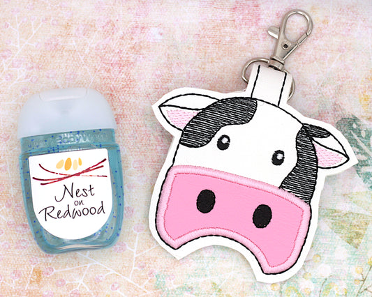Cow Hand Sanitizer Holder