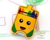 Crayon Hand Sanitizer Holder