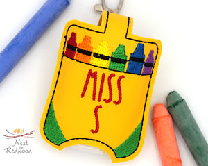 Personalized Crayon Hand Sanitizer Holder, Crayon Sanitizer Case