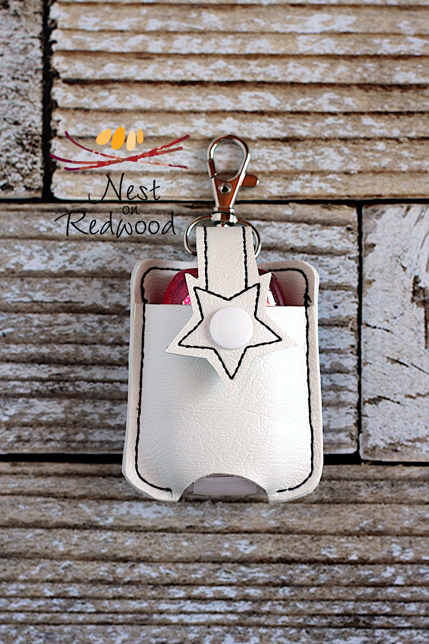 American Flag Hand Sanitizer Holder