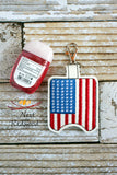 American Flag Hand Sanitizer Holder