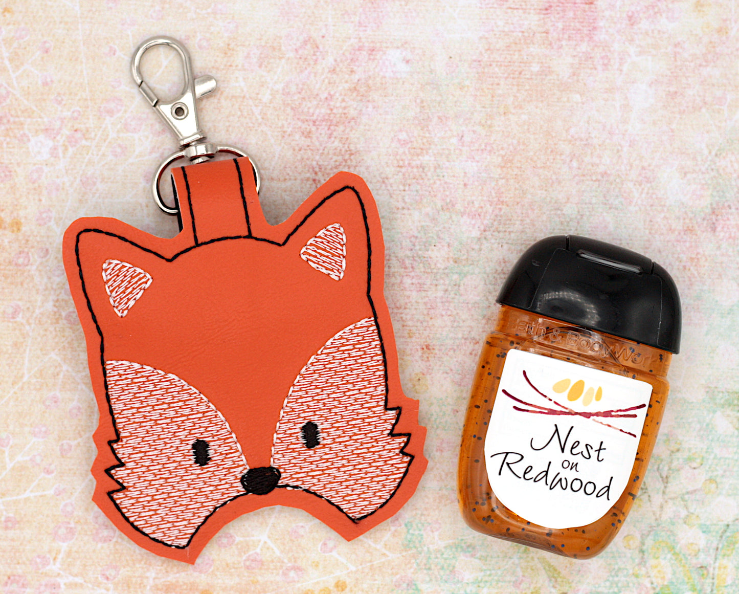 Fox Hand Sanitizer Holder