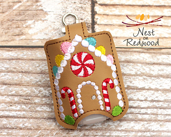 Gingerbread House Hand Sanitizer Holder