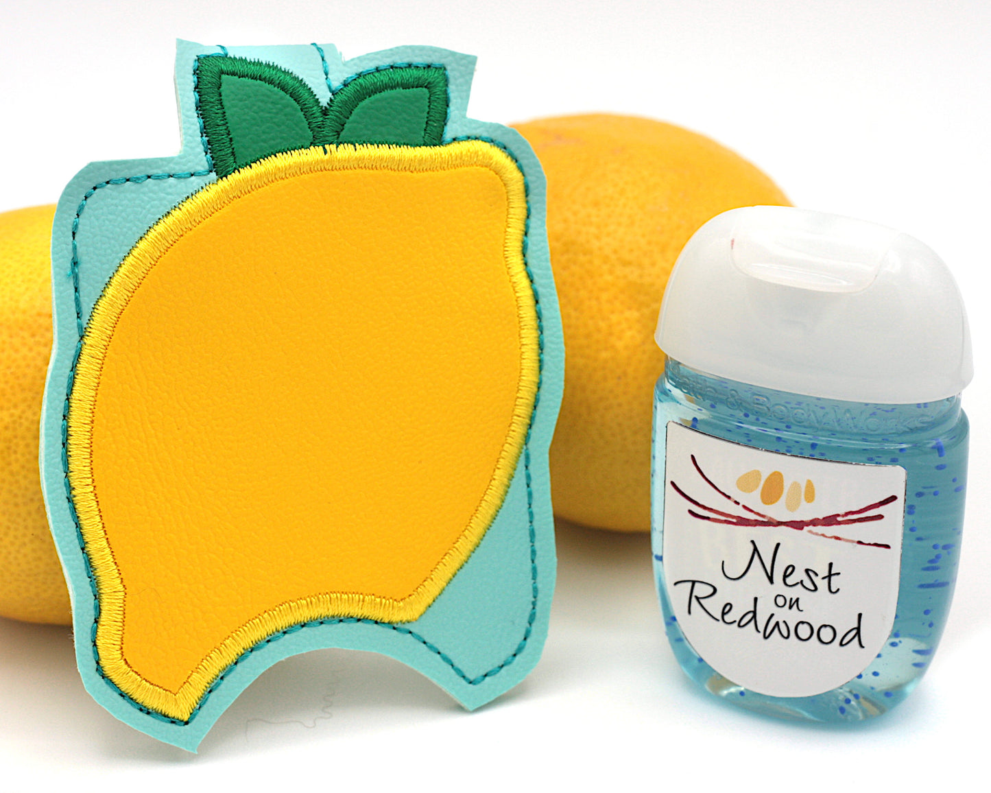 Lemon Hand Sanitizer Holder