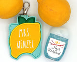 Personalized Lemon Hand Sanitizer Holder