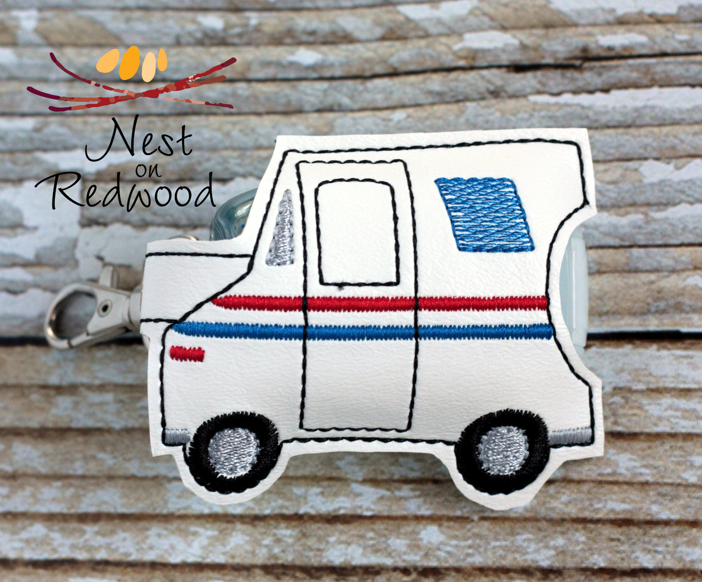 Mail Truck Hand Sanitizer Holder